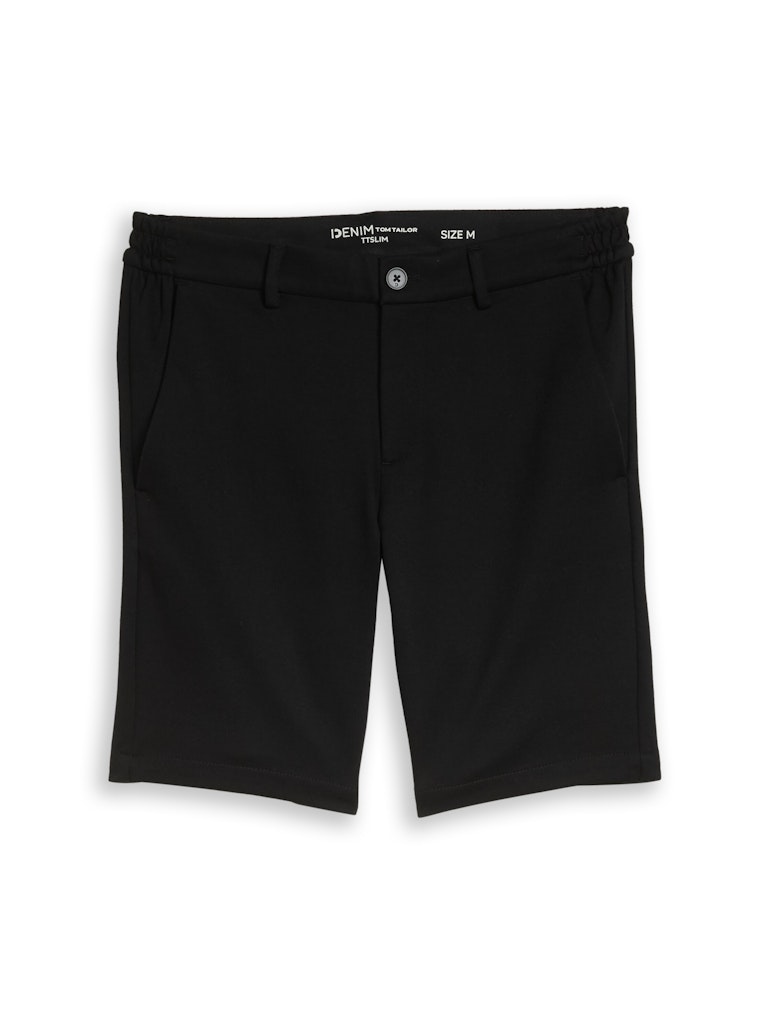 Tom Tailor Denim regular fit sweatshorts van puur katoen in zwart online kopen | P&C